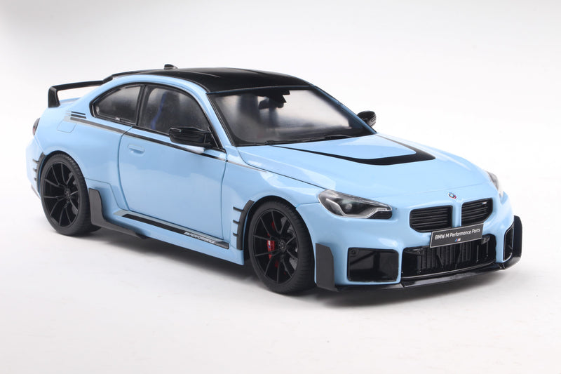 Load image into Gallery viewer, Bmw M2 (G87) PERFORMANCE PARTS ZANDVOORT BLUE 2024 SOLIDO 1:18
