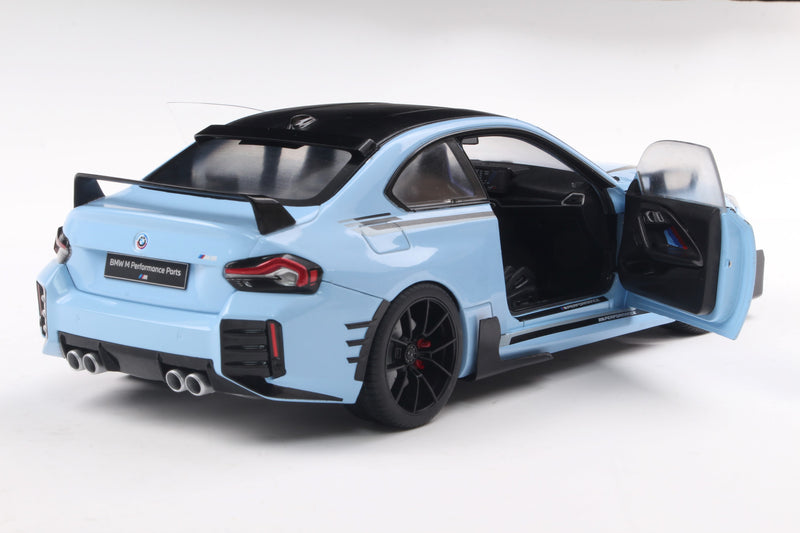 Load image into Gallery viewer, Bmw M2 (G87) PERFORMANCE PARTS ZANDVOORT BLUE 2024 SOLIDO 1:18
