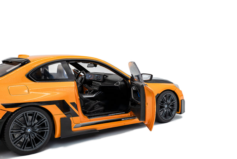Load image into Gallery viewer, BMW M2 PERFORMANCE PARTS SOLIDO WORKS ORANGE 2024 SOLIDO 1:18
