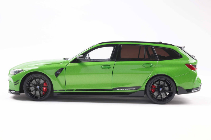 Load image into Gallery viewer, Bmw M3 TOURING WITH PERFORMANCE PARTS GREEN METALLIC 2024 SOLIDO 1:18
