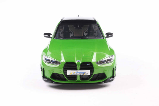 Bmw M3 TOURING WITH PERFORMANCE PARTS GREEN METALLIC 2024 SOLIDO 1:18