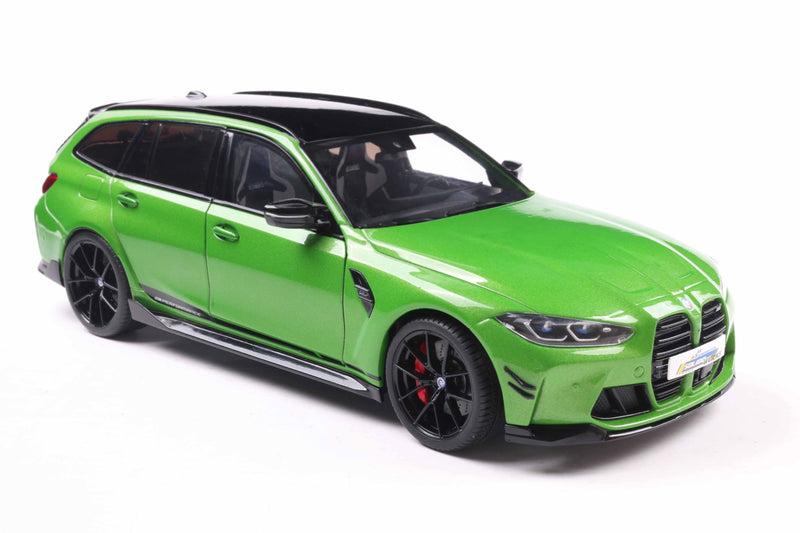 Load image into Gallery viewer, Bmw M3 TOURING WITH PERFORMANCE PARTS GREEN METALLIC 2024 SOLIDO 1:18
