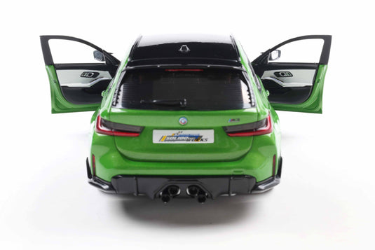 Bmw M3 TOURING WITH PERFORMANCE PARTS GREEN METALLIC 2024 SOLIDO 1:18