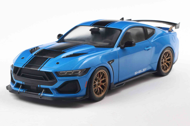 Load image into Gallery viewer, Ford SHELBY MUSTANG SUPER SNAKE GRABBER BLUE METALLIC 2025 SOLIDO 1:18
