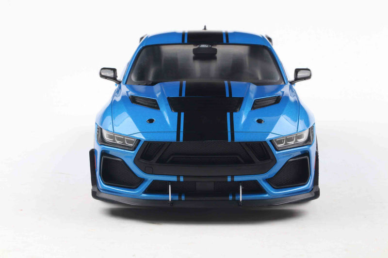Load image into Gallery viewer, Ford SHELBY MUSTANG SUPER SNAKE GRABBER BLUE METALLIC 2025 SOLIDO 1:18
