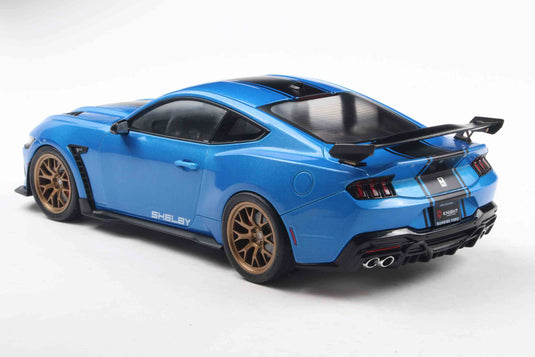 Ford SHELBY MUSTANG SUPER SNAKE GRABBER BLUE METALLIC 2025 SOLIDO 1:18