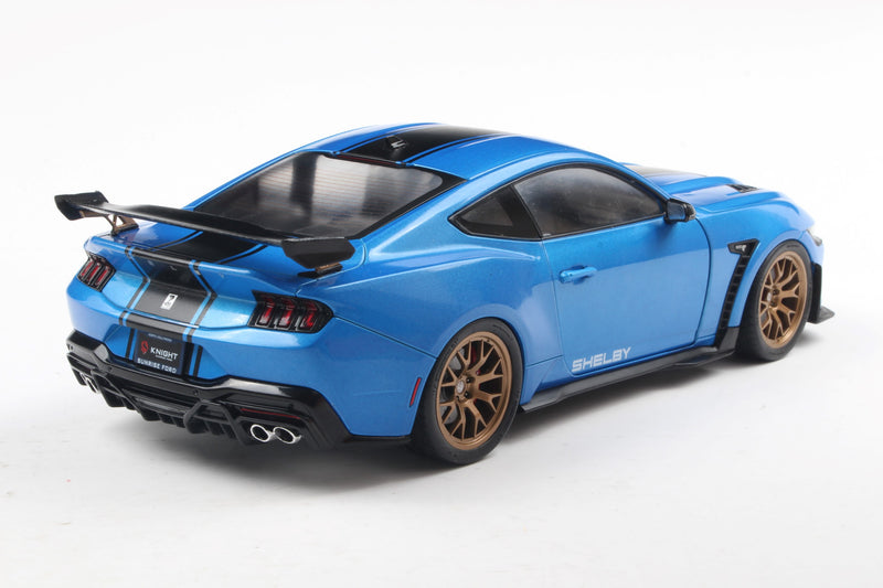 Load image into Gallery viewer, Ford SHELBY MUSTANG SUPER SNAKE GRABBER BLUE METALLIC 2025 SOLIDO 1:18
