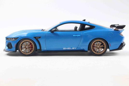 Ford SHELBY MUSTANG SUPER SNAKE GRABBER BLUE METALLIC 2025 SOLIDO 1:18