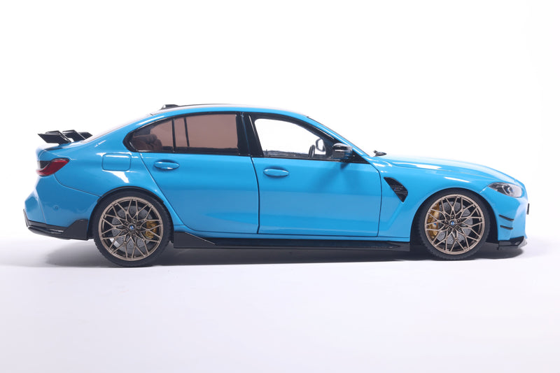 Load image into Gallery viewer, Bmw M3 PERFORMANCE PARTS DAYTONA BEACH BLUE 2024 SOLIDO 1:18
