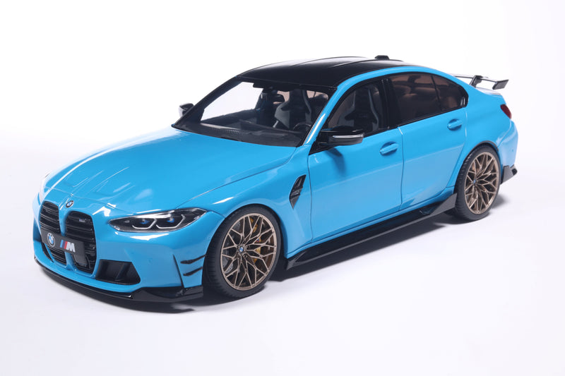 Load image into Gallery viewer, Bmw M3 PERFORMANCE PARTS DAYTONA BEACH BLUE 2024 SOLIDO 1:18
