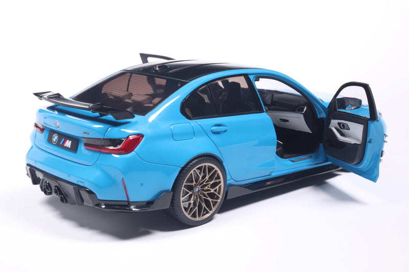 Load image into Gallery viewer, Bmw M3 PERFORMANCE PARTS DAYTONA BEACH BLUE 2024 SOLIDO 1:18
