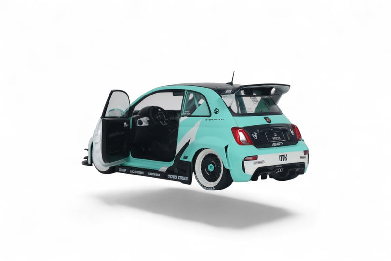 Load image into Gallery viewer, FIAT 595 ABARTH LIBERTY WALK BODY KIT 2025 SOLIDO 1:18
