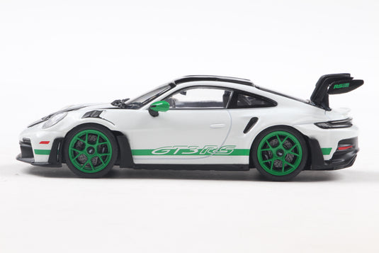 Porsche 911 (992) GT3 RS TRIBUTE TO CARRERA RS PACKAGE WHITE W/GREEN 2023 SOLIDO 1:43