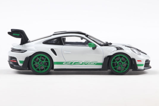 Porsche 911 (992) GT3 RS TRIBUTE TO CARRERA RS PACKAGE WHITE W/GREEN 2023 SOLIDO 1:43