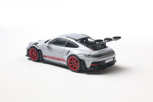 Porsche 911 (992) GT3 RS ICE GREY METALLIC W/PYRO RED 2023 SOLIDO 1:43