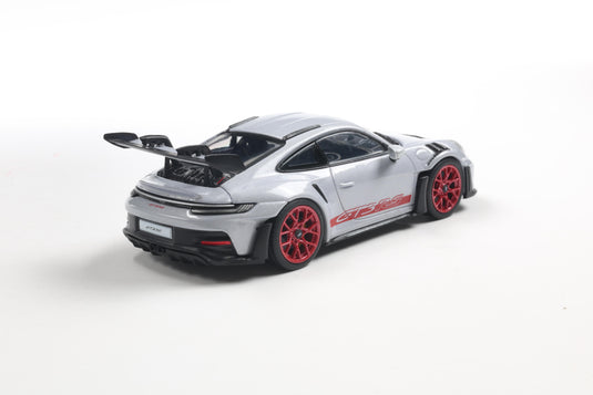 Porsche 911 (992) GT3 RS ICE GREY METALLIC W/PYRO RED 2023 SOLIDO 1:43