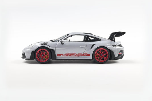Porsche 911 (992) GT3 RS ICE GREY METALLIC W/PYRO RED 2023 SOLIDO 1:43