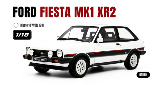FORD FIESTA MK.1 XR2 DIAMOND WHITE 1981 OTTOmobile 1:18