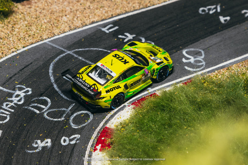 Load image into Gallery viewer, PORSCHE 911 (992) GT3 R #911 LAURENS VANTHOOR NURBURGRING 24H 2024 TARMAC WORKS 1:64

