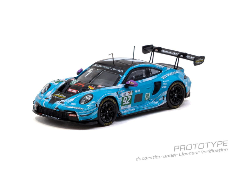Chargez l'image dans la visionneuse de la galerie, PORSCHE 991 (992) GT3 R #92 RYAN HARDWICK 24H OF LE MANS CAT WINNER 2025 TARMAC WORKS 1:64
