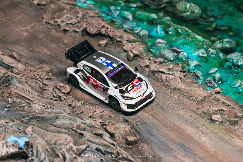 Chargez l'image dans la visionneuse de la galerie, TOYOTA YARIS GR RALLY1 HYBRID #5 SAMI PAJARI RALLY FINLAND 2024 TARMAC WORKS 1:64
