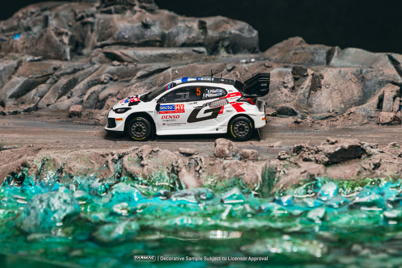 Chargez l'image dans la visionneuse de la galerie, TOYOTA YARIS GR RALLY1 HYBRID #5 SAMI PAJARI RALLY FINLAND 2024 TARMAC WORKS 1:64
