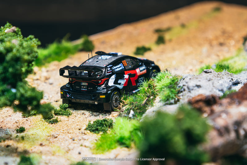 Chargez l'image dans la visionneuse de la galerie, TOYOTA YARIS GR RALLY1 HYBRID #69 KALLE ROVANPERA SAFARI RALLY KENYAWINNER 2024 TARMAC WORKS 1:64
