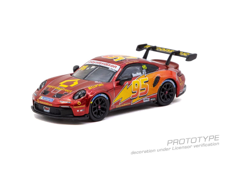 Chargez l'image dans la visionneuse de la galerie, PORSCHE 991 (992) GT3 CUP BRETT BOULTON PORSCHE CARRERA CUP AUSTRALIA 2025 TARMAC WORKS 1:64
