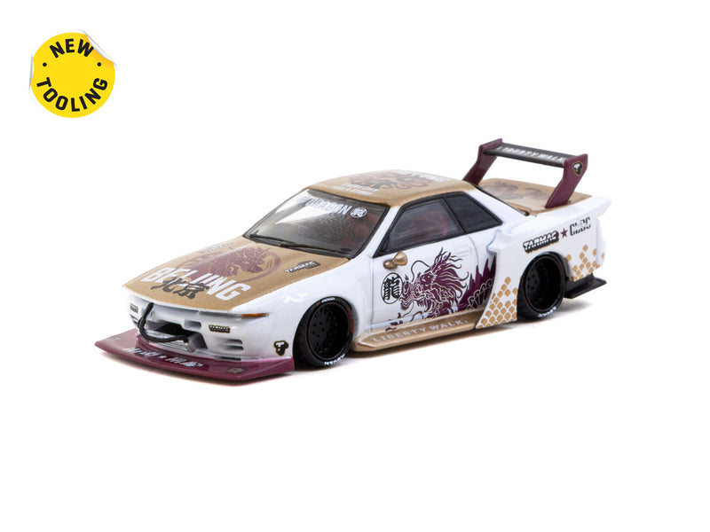 Load image into Gallery viewer, ‼️LIMITED EDITION‼️ NISSAN R32 SKYLINE GT-R LB-KAIDO WORKS *BEIJING EDITION* TARMAC WORKS 1:64
