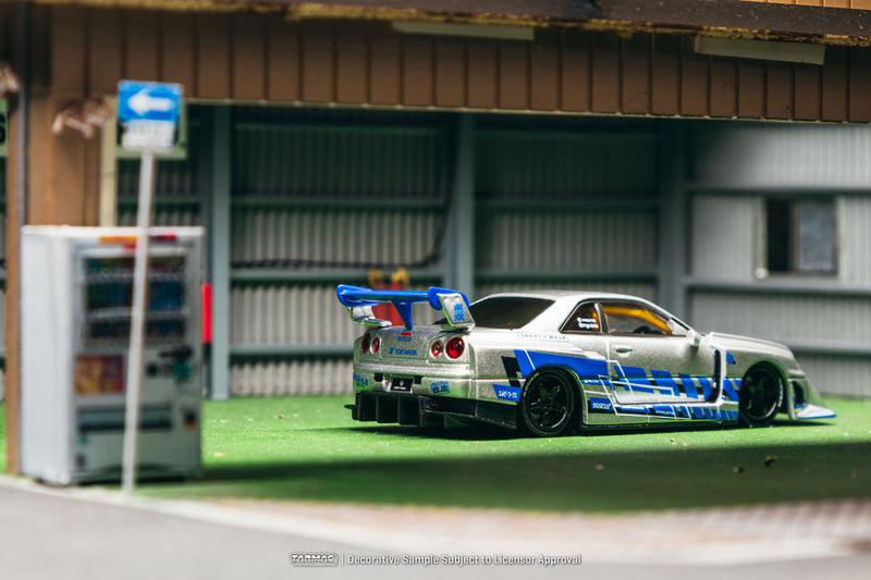 Load image into Gallery viewer, NISSAN SKYLINE GTR (ER34) LB SUPER SILHOUETTE MGMINI SEMA SHOW 2025 TARMAC WORKS 1:64
