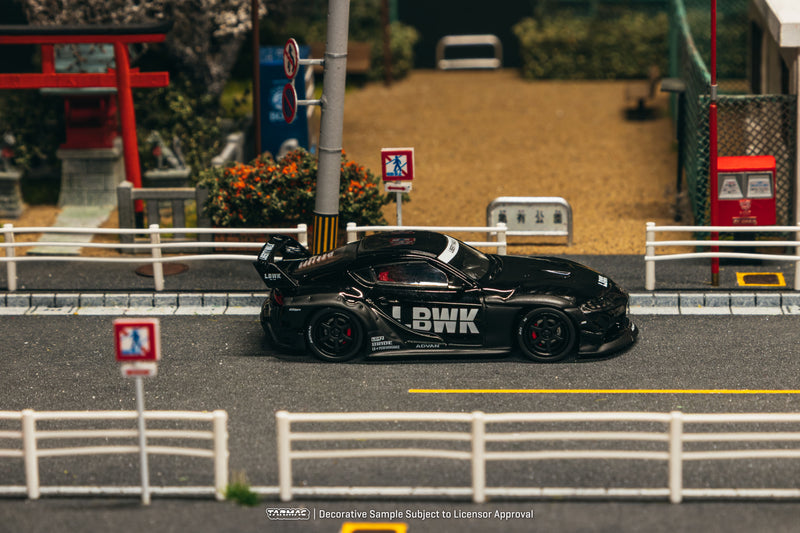 Load image into Gallery viewer, TOYOTA SUPRA (A90) LB -WORKS BLACK 2025 TARMAC WORKS 1:64
