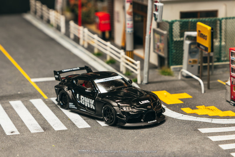 Load image into Gallery viewer, TOYOTA SUPRA (A90) LB -WORKS BLACK 2025 TARMAC WORKS 1:64
