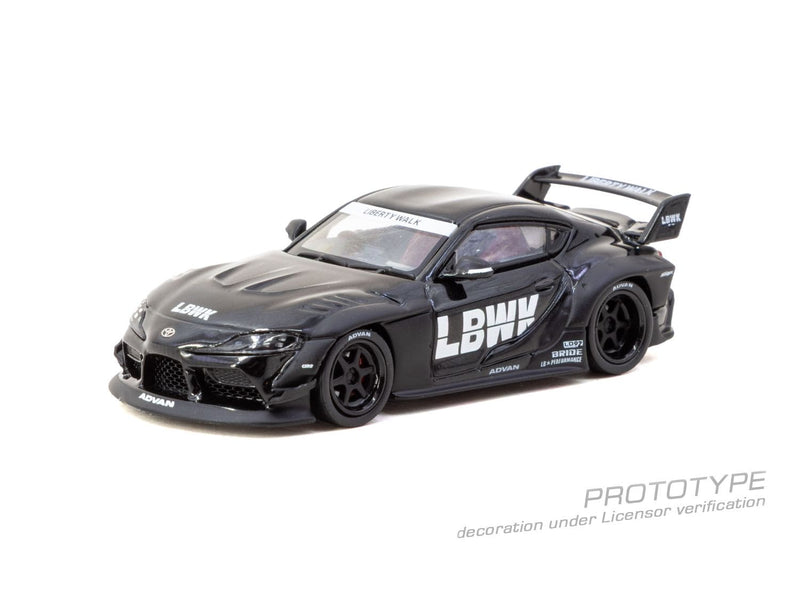 Load image into Gallery viewer, TOYOTA SUPRA (A90) LB -WORKS BLACK 2025 TARMAC WORKS 1:64

