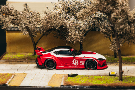 TOYOTA SUPRA (A90) LB -WORKS RED 2025 TARMAC WORKS 1:64