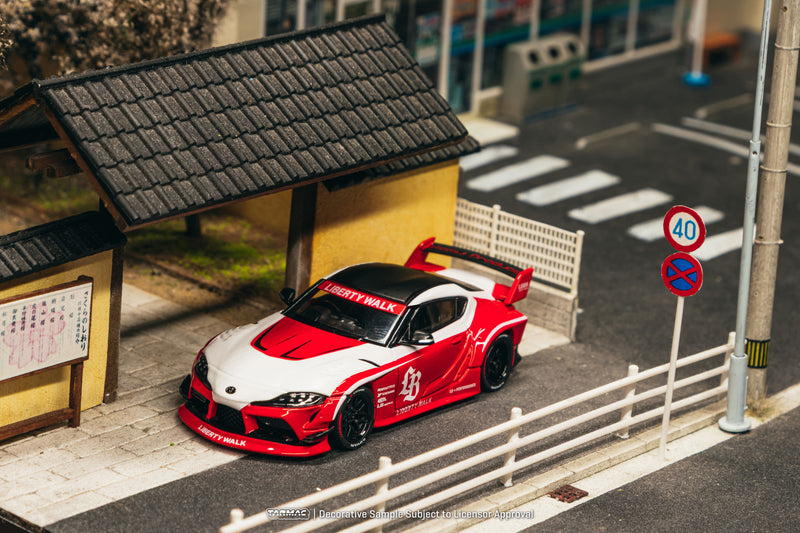 Load image into Gallery viewer, TOYOTA SUPRA (A90) LB -WORKS RED 2025 TARMAC WORKS 1:64
