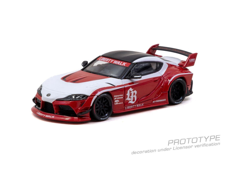 Load image into Gallery viewer, TOYOTA SUPRA (A90) LB -WORKS RED 2025 TARMAC WORKS 1:64
