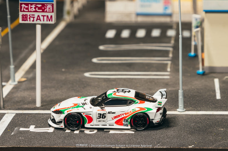 Chargez l'image dans la visionneuse de la galerie, TOYOTA SUPRA (A90) LB -WORKS CASTROL TRIBUTE 2024 TARMAC WORKS 1:64
