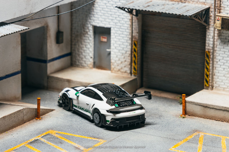 Load image into Gallery viewer, PORSCHE GT3RS (992.1) MANTHEY RACING WHITE 2025 TARMAC WORKS 1:64
