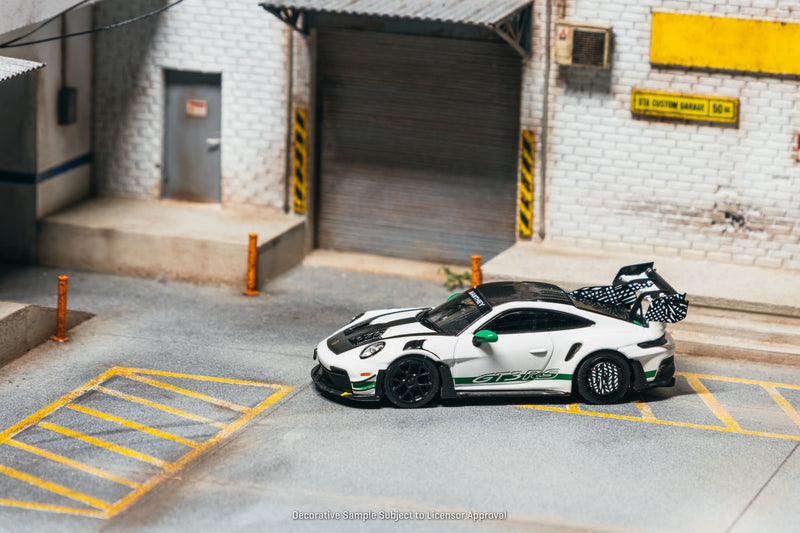 Load image into Gallery viewer, PORSCHE GT3RS (992.1) MANTHEY RACING WHITE 2025 TARMAC WORKS 1:64
