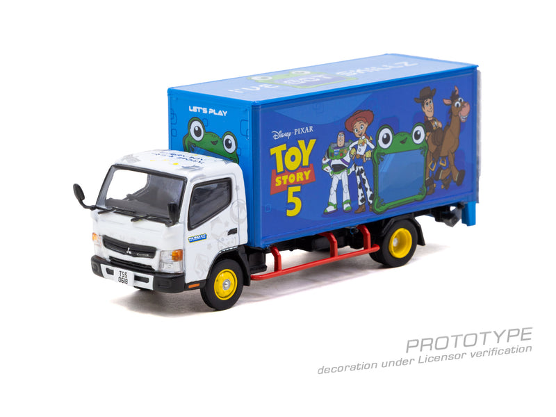 Load image into Gallery viewer, MITSUBISHI FUSO CANTER TOY STORY 5 TRUCK64 TARMAC WORKS 1:64
