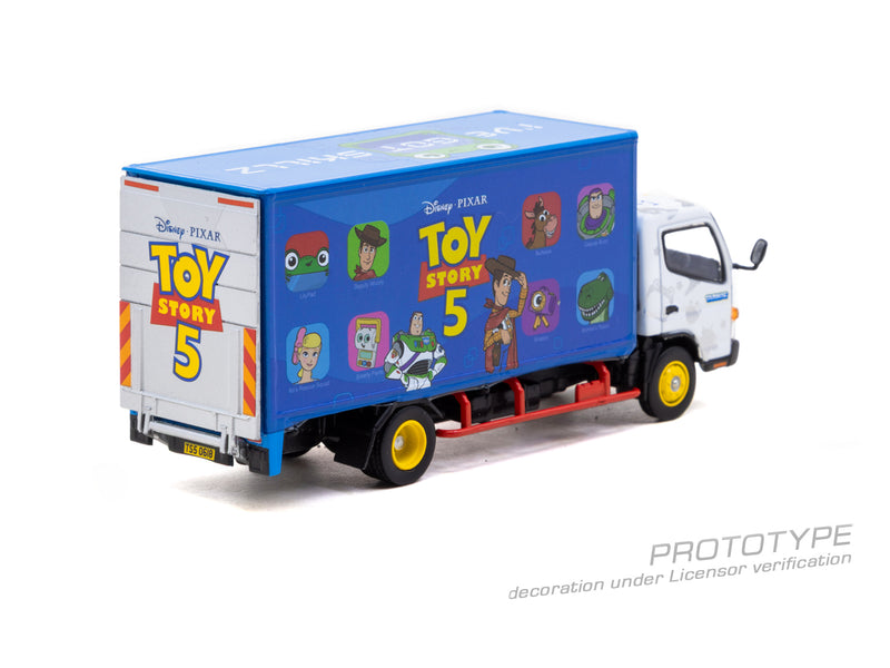 Load image into Gallery viewer, MITSUBISHI FUSO CANTER TOY STORY 5 TRUCK64 TARMAC WORKS 1:64
