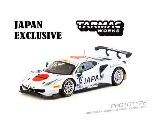 Load image into Gallery viewer, Ferrari 488 GT3 FIA GT NATIONS CUP 2018 TARMAC WORKS 1:64

