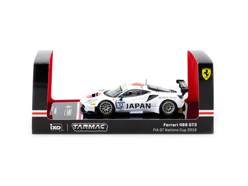 Load image into Gallery viewer, Ferrari 488 GT3 FIA GT NATIONS CUP 2018 TARMAC WORKS 1:64
