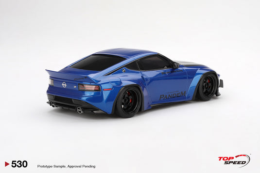Nissan Z (RZ34) PANDEM SEIRAN BLUE 2024 TOP SPEED 1:18