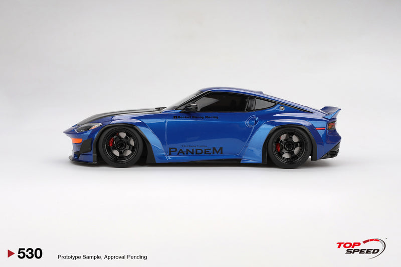 Load image into Gallery viewer, Nissan Z (RZ34) PANDEM SEIRAN BLUE 2024 TOP SPEED 1:18
