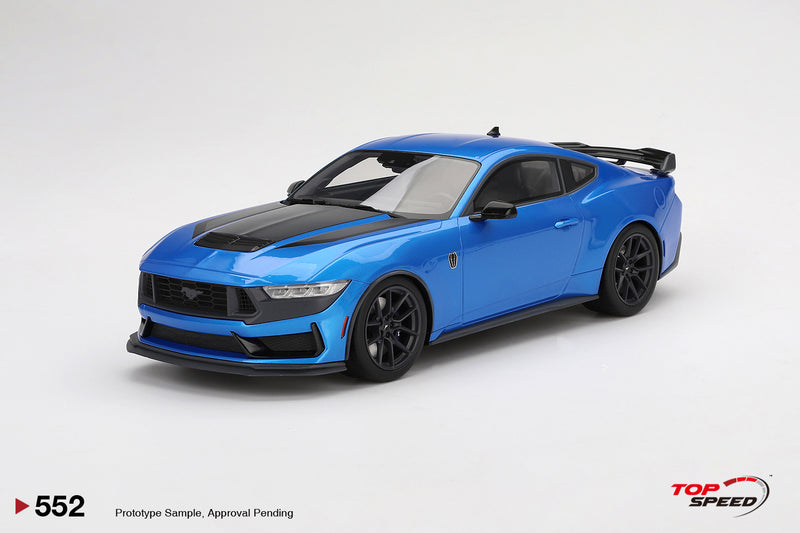 Load image into Gallery viewer, Ford MUSTANG DARK HORSE GRABBER BLUE 2024 TOP SPEED 1:18
