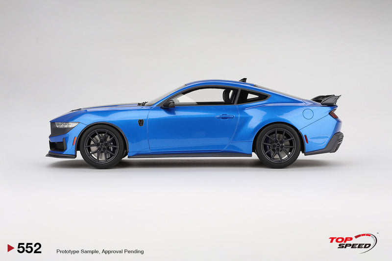 Load image into Gallery viewer, Ford MUSTANG DARK HORSE GRABBER BLUE 2024 TOP SPEED 1:18
