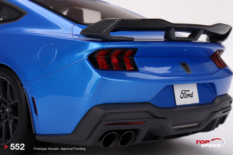 Load image into Gallery viewer, Ford MUSTANG DARK HORSE GRABBER BLUE 2024 TOP SPEED 1:18

