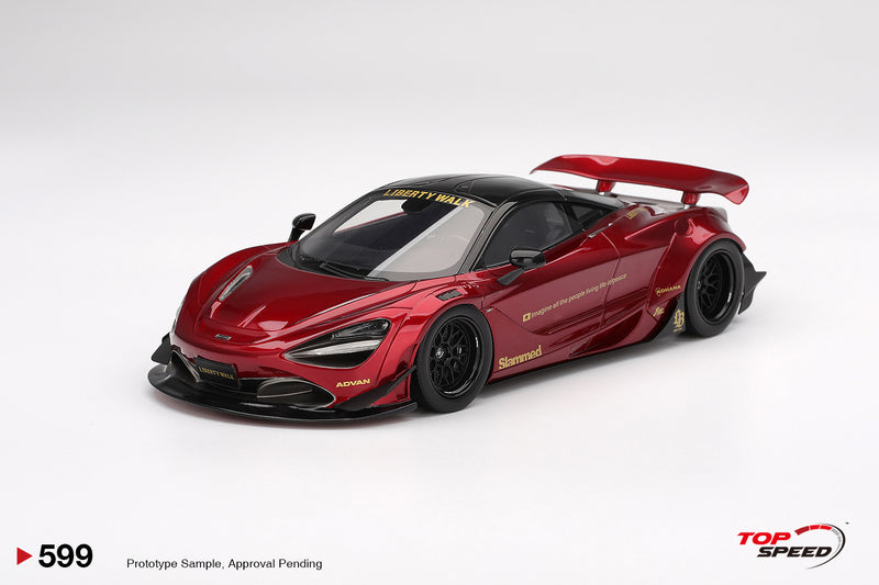 Load image into Gallery viewer, McLaren 720S LB-WORKS GEM RED 2024 TOP SPEED 1:18
