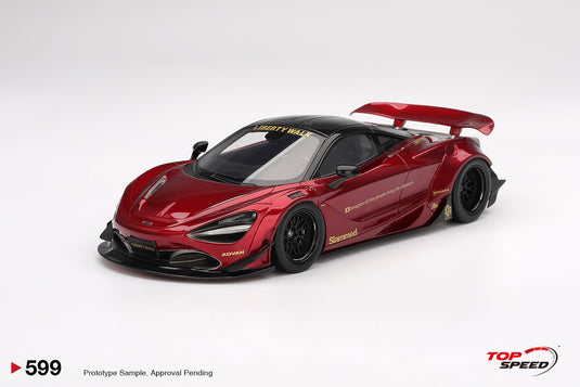 McLaren 720S LB-WORKS GEM RED 2024 TOP SPEED 1:18